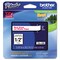 Brother TZe Standard Adhesive Laminated Labeling Tape 0.47 x 26.2 ft Red on White